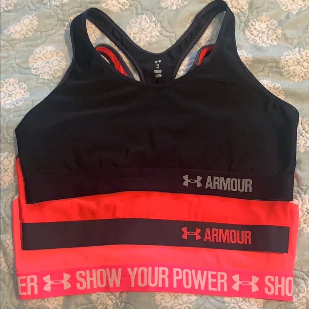 Under Armour sports bra XL ( three pairs )